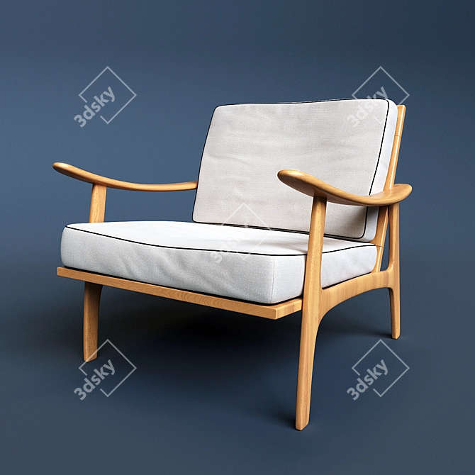 Architectural Visualization Armchair 3D model image 1