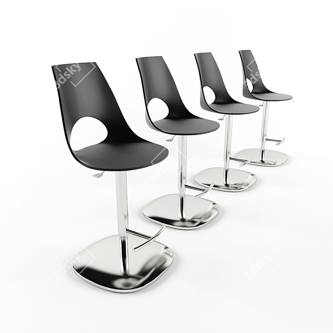 Sleek Shark Bontempi Chair 3D model image 1