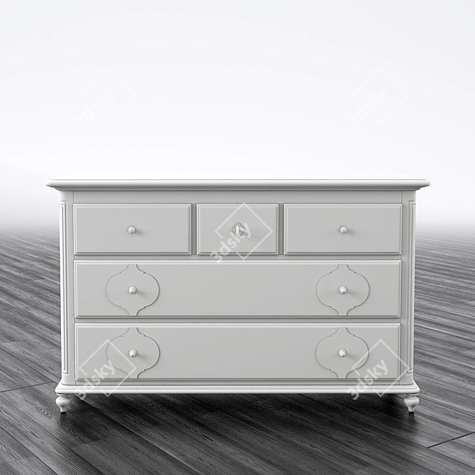 SmartStuff Bookcase and Drawer Combo 3D model image 2