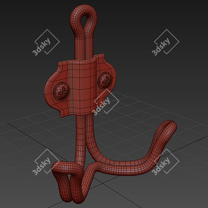 Versatile Double Hook - IKEA Svartsjon 3D model image 3