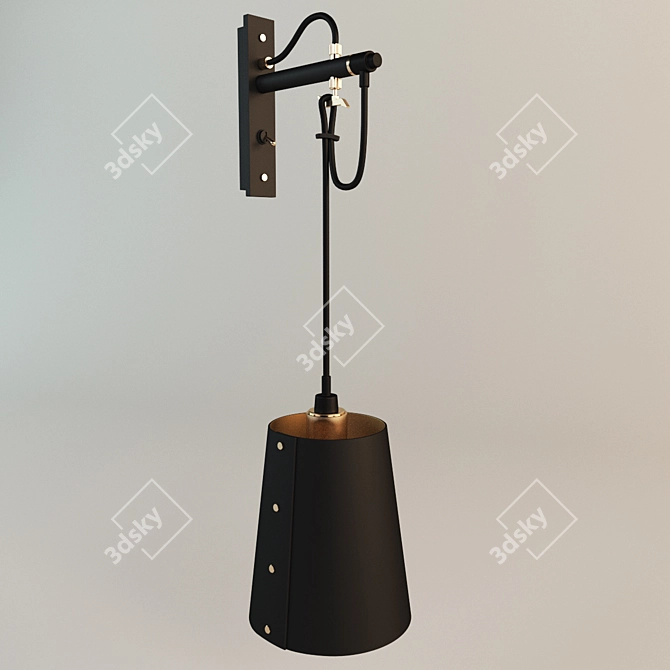 Sleek Hooked Lamp by Buster + Punch 3D model image 1