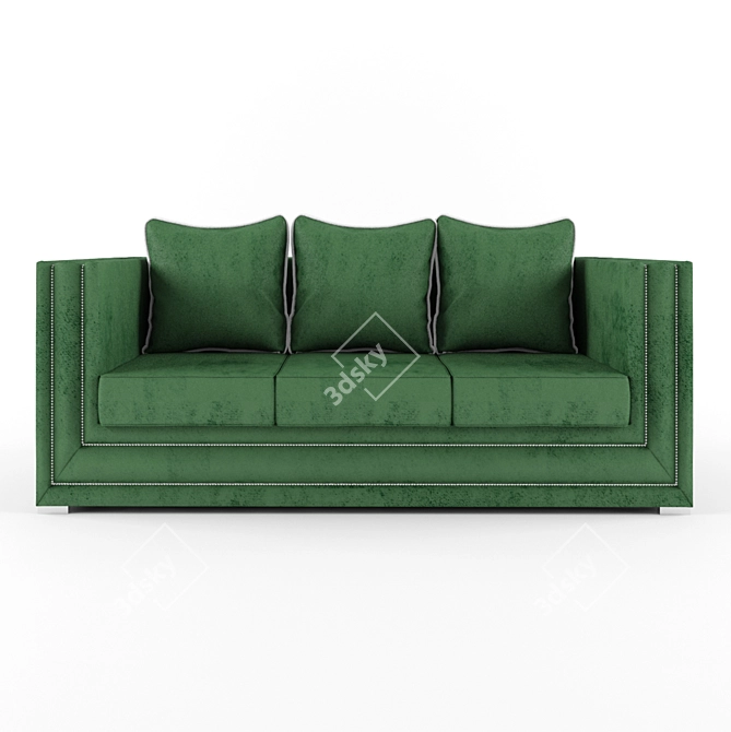 Homemotions Incognito Sofa with Pillows 3D model image 1