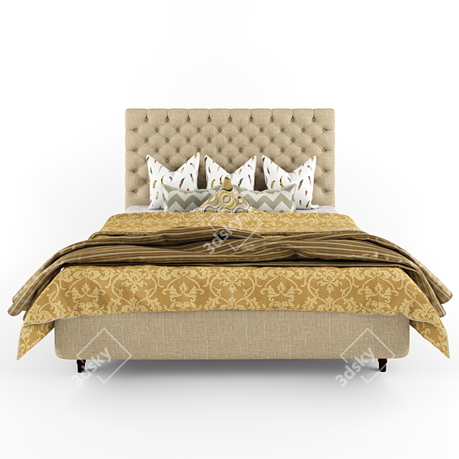 Simply Comfort Bed 3D model image 2