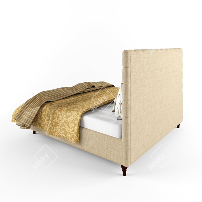 Simply Comfort Bed 3D model image 3