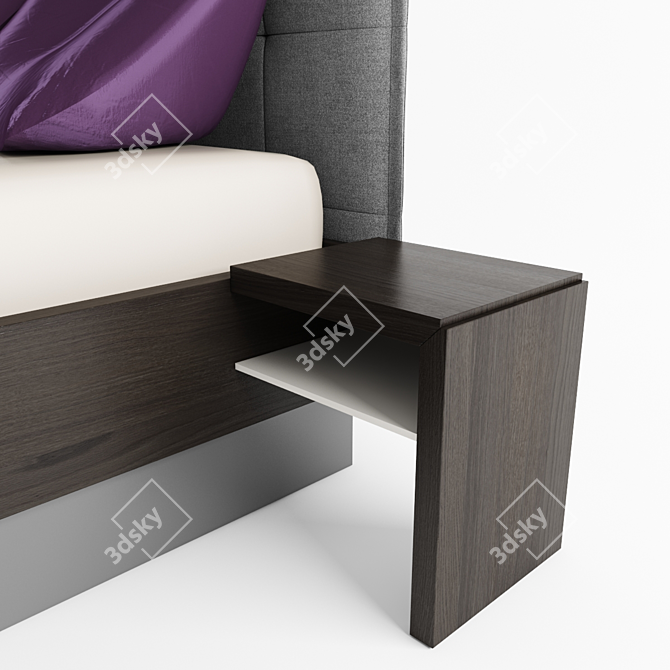 Modern and Stylish BoConcept Lugano Set 3D model image 2