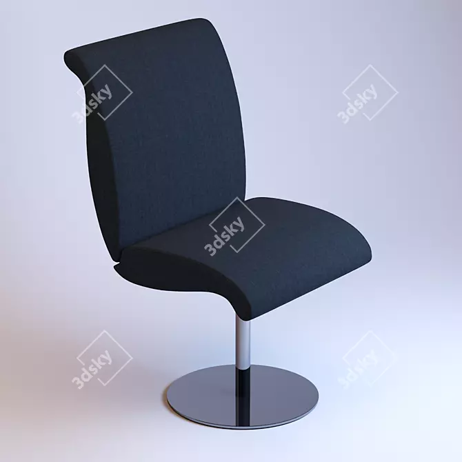 Sleek Genesis Chair: Innovative Design 3D model image 1