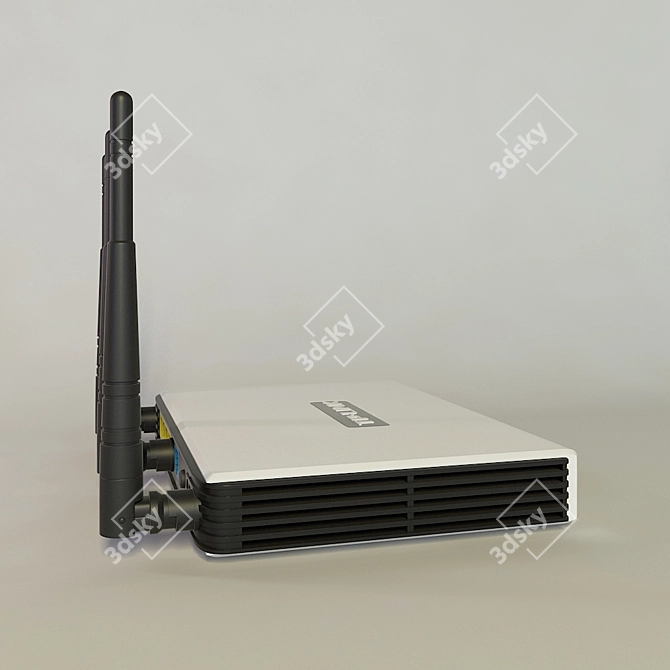 High-Speed TP-LINK Wi-Fi Router 3D model image 3