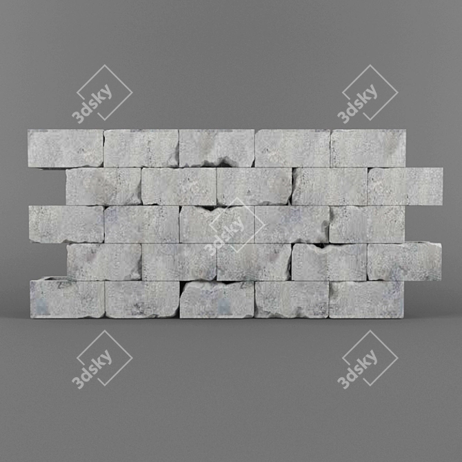 Stone Wall Repair Kit 3D model image 2