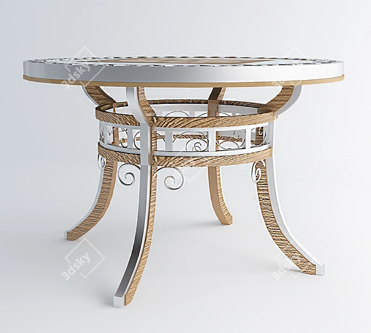 Modern 3D Max-12 Table 3D model image 2