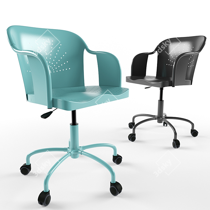 Ergonomic ROBERGET Work Chair 3D model image 2