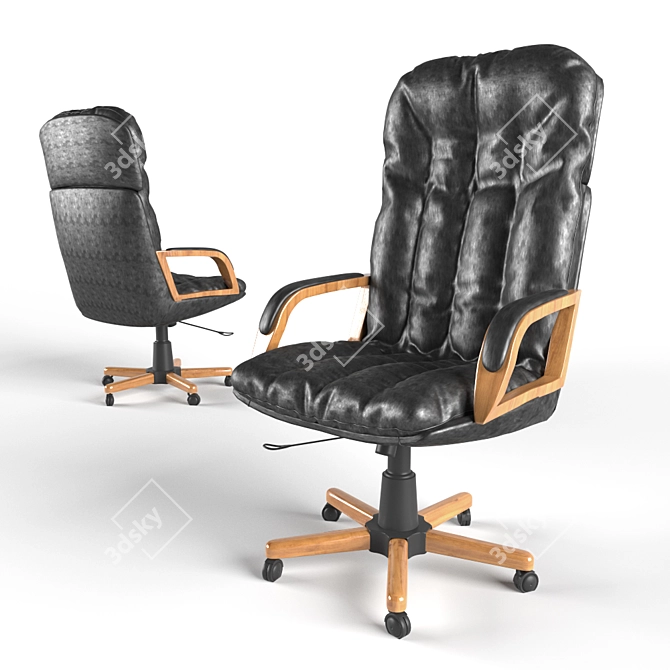 Stylish and Comfortable Chair Defo Roma P Lux 3D model image 1