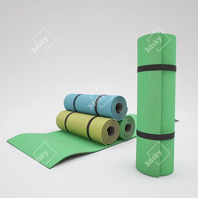 Versatile Sports and Camping Mat 3D model image 1