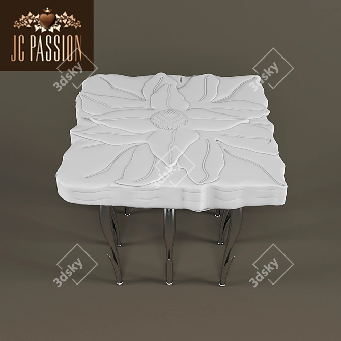 JCPassion Flower Side Table 3D model image 2