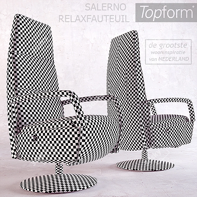 Elegant Comfort: Salerno Relax Armchair 3D model image 2