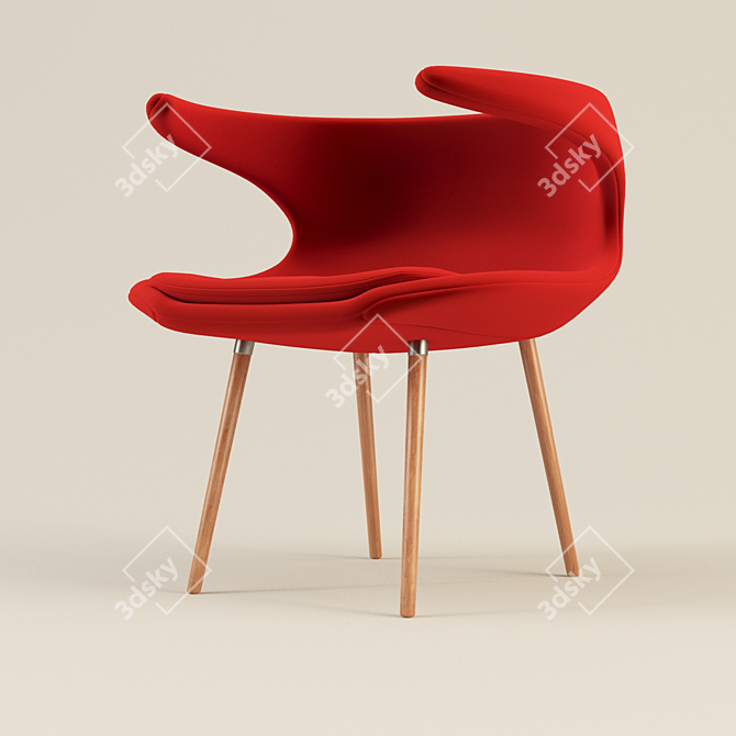 Featherston Relaxation Chair 3D model image 2