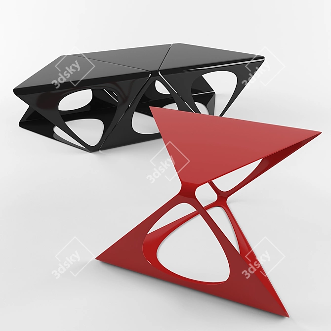 Segment Coffee Table 3D model image 1