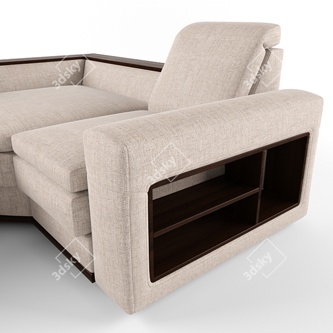 Modern Corner Sofa Divanger Stuttgart 3D model image 2