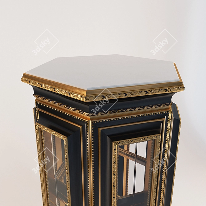 Modern G5.84 Cabinet with Frame 3D model image 2