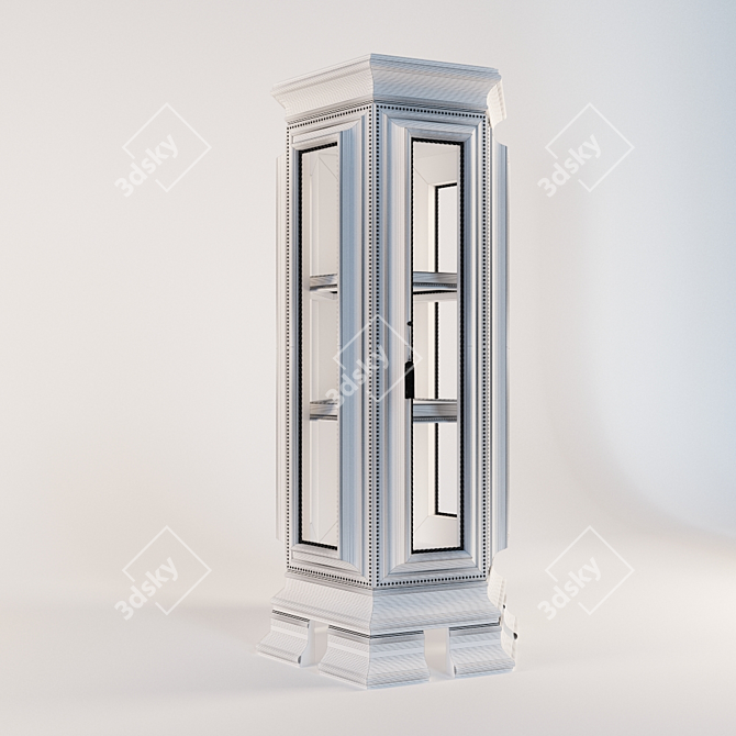 Modern G5.84 Cabinet with Frame 3D model image 3