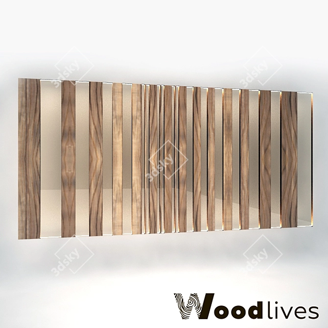 Harmony Wood Panel 3D model image 1