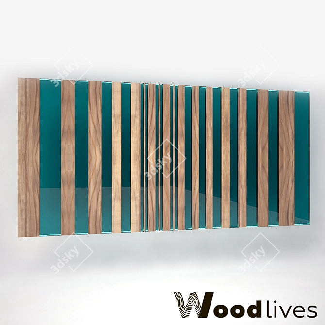 Harmony Wood Panel 3D model image 2