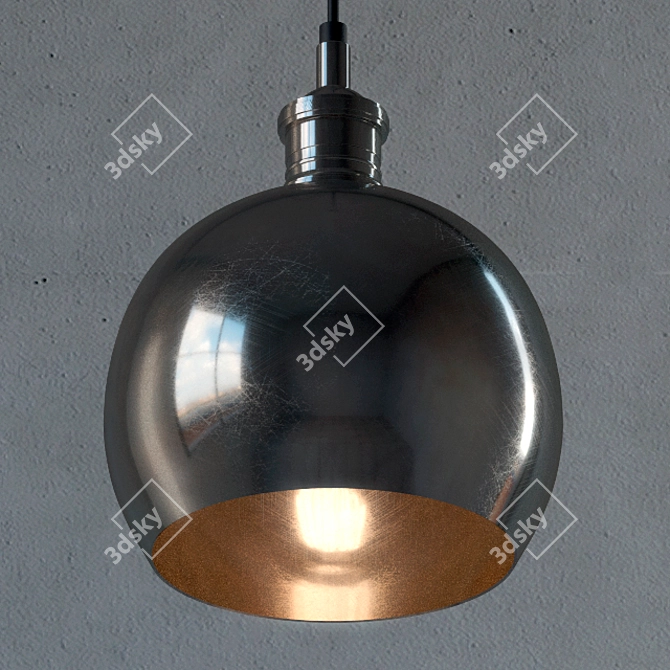 Minimalist Hanging Lamp 3D model image 1