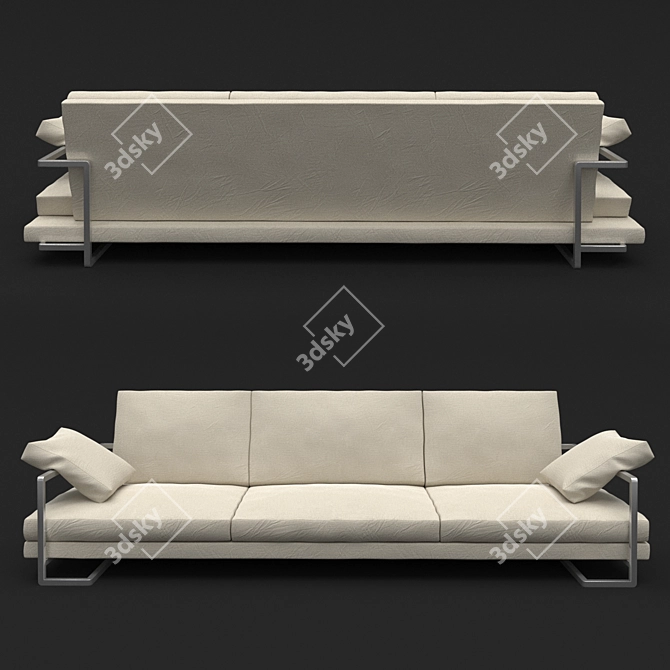 Modern Urban Sofa 3D model image 1