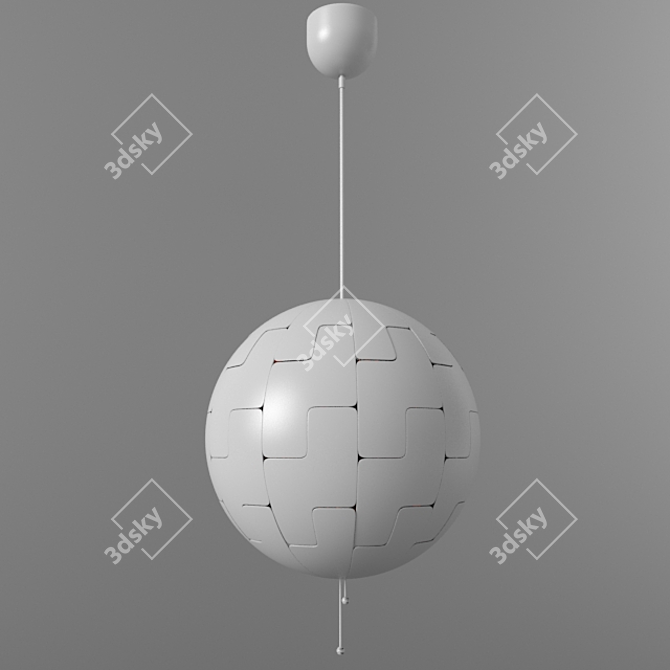 Modern Design: IKEA PS2014 Lamp 3D model image 2