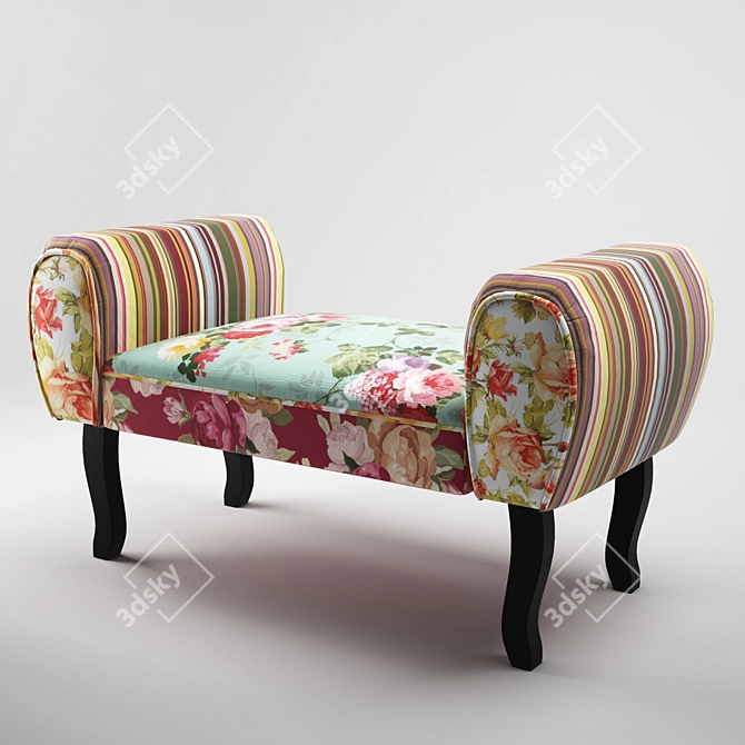 Modernus Designer Couch Valence 3D model image 1