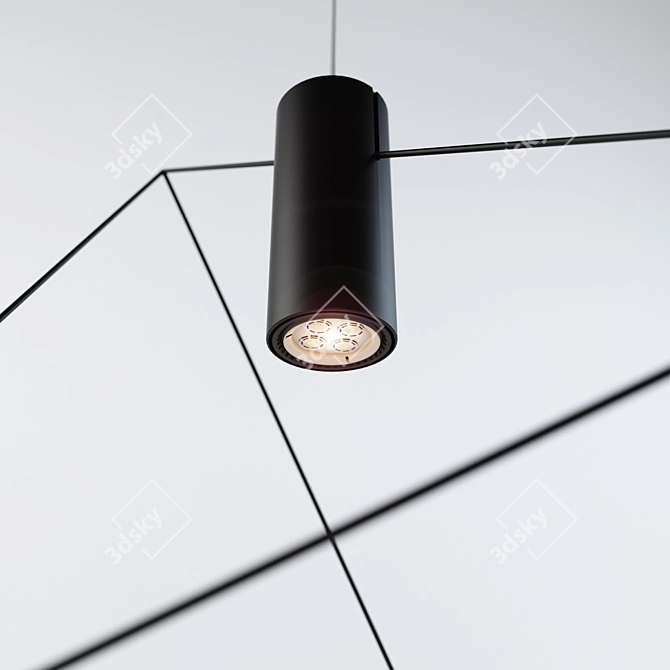 Rock Garden Pendant Lamp: Kazuhiro Yamanaka's Illuminating Design 3D model image 2