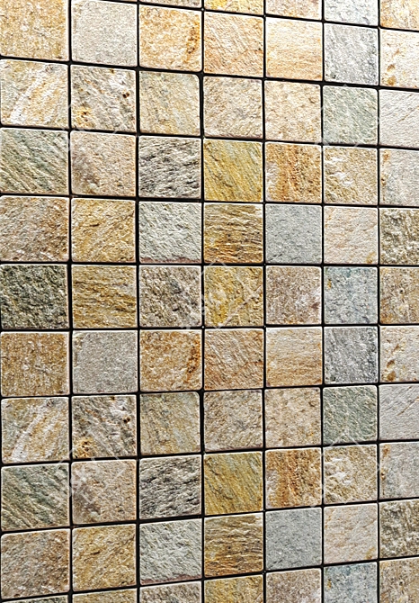 Title: Natural Stone Mosaic 3D model image 2