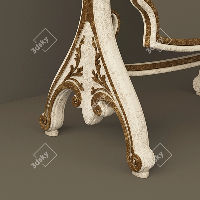 Elegant Silvano Grifoni Mirror 3D model image 2