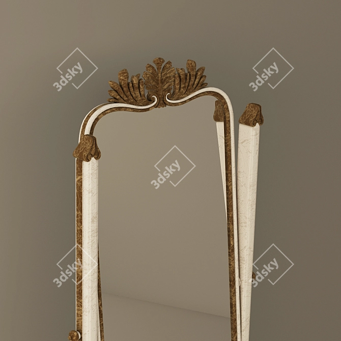 Elegant Silvano Grifoni Mirror 3D model image 3