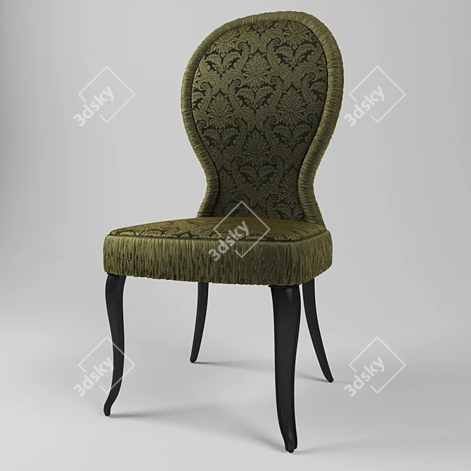 Modern Lazzoli Chair: Sleek Design 3D model image 1