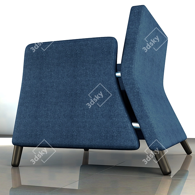 Iroqua Contemporary Sofa 3D model image 2