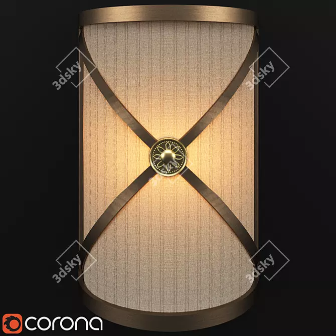 Elegant NEWPORT Sconce 2601/A 3D model image 1