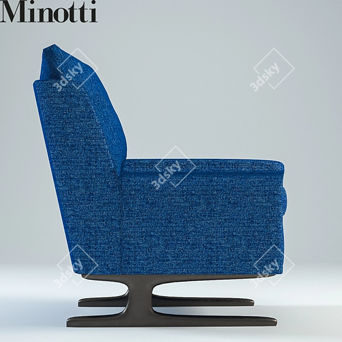 Cozy Spencer Arm Chair 3D model image 2