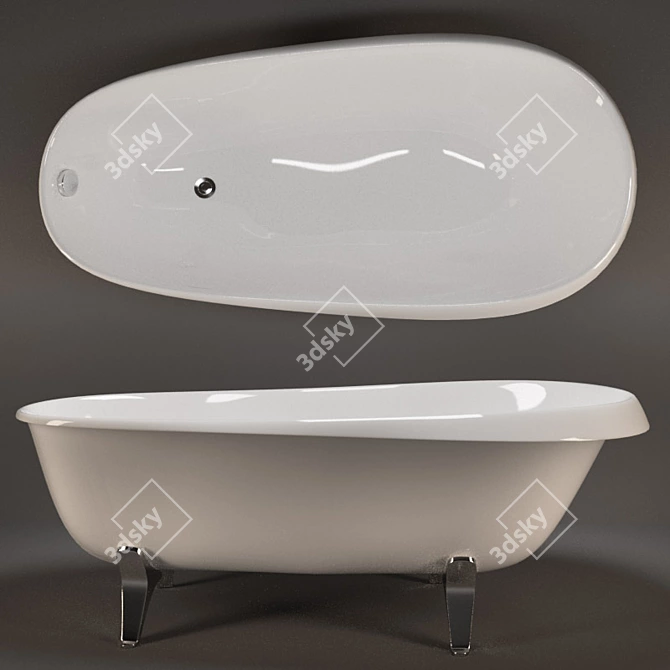 Luxury Bath by Zucchettikos 3D model image 1