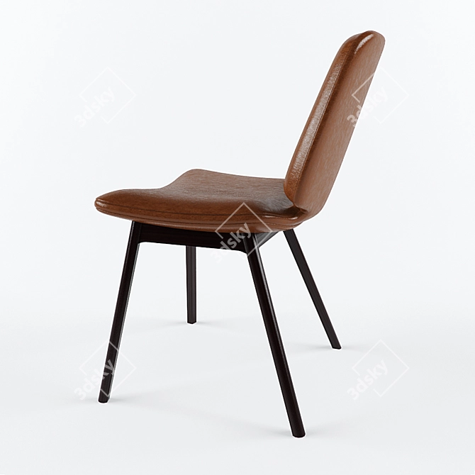 Luxury Tilda Chair by Freifrau - Adjustable Glass Design 3D model image 3