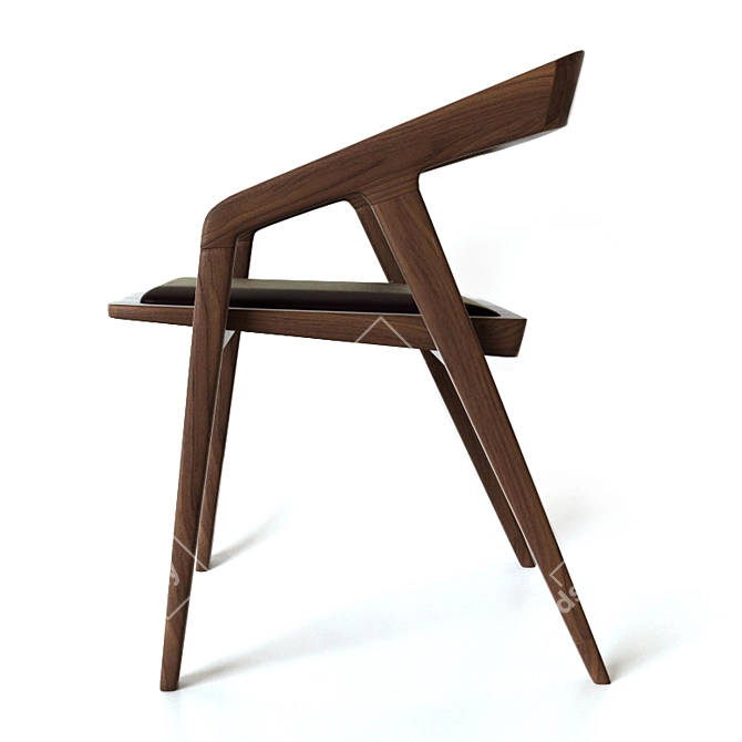 Sleek Katakana Chair by Sean Dare 3D model image 2