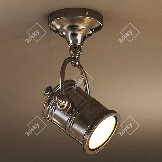 Modern Elegance: Basford Chandelier 3D model image 1