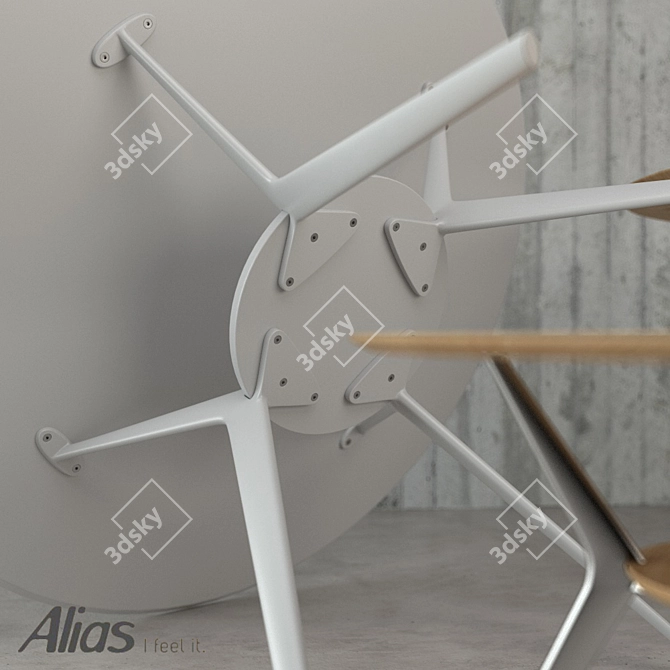 Breathtaking Biplane Table Set 3D model image 2