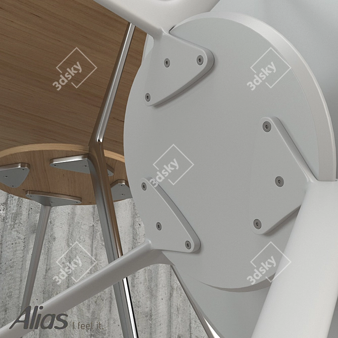 Breathtaking Biplane Table Set 3D model image 3