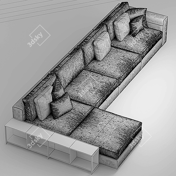 Ditre Italia URBAN - Distinctive Modern Sofa 3D model image 3