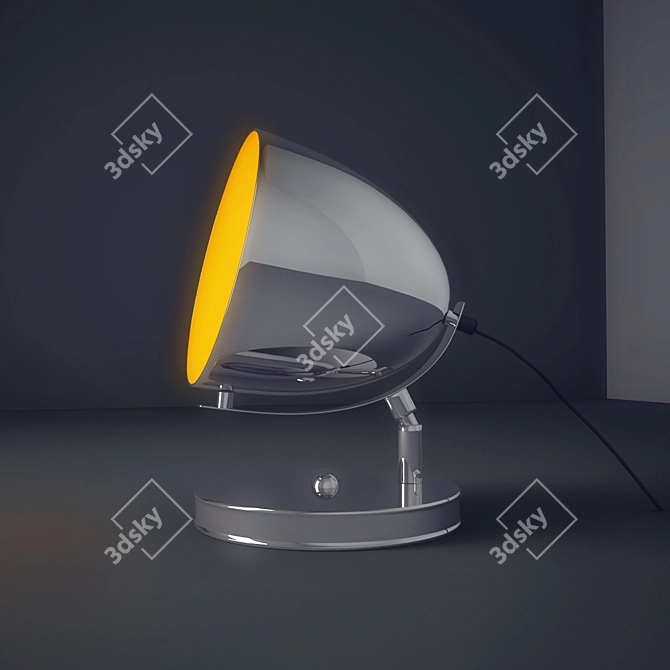 Aviator Style Axxis Desk Lamp 3D model image 1