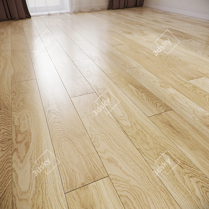 Oak Floorboard: ASKANIA PICCOLO - 3ds Max, FBX, OBJ 3D model image 1