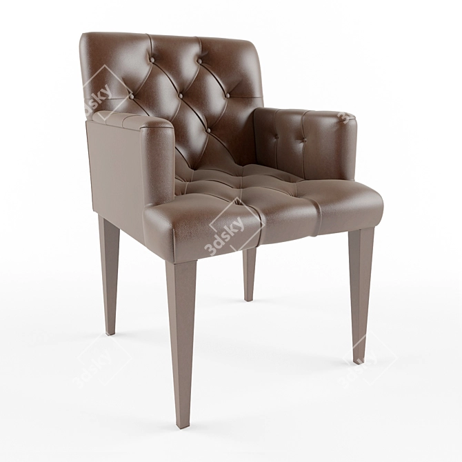 Luxury Armchair: Nelly Giulio Marelli 3D model image 1