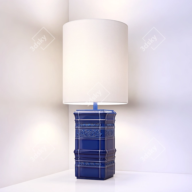 Heritage Boy Ceramic Table Lamp 3D model image 1