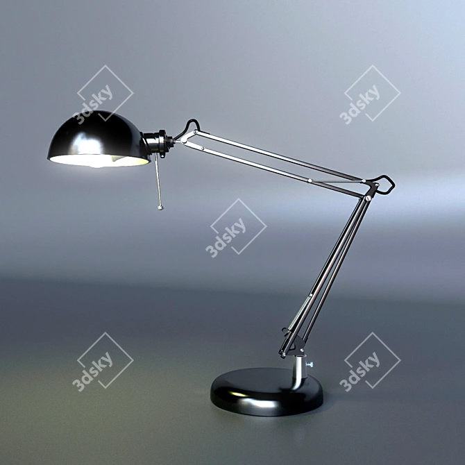 Minimalist LED Desk Lamp 3D model image 2