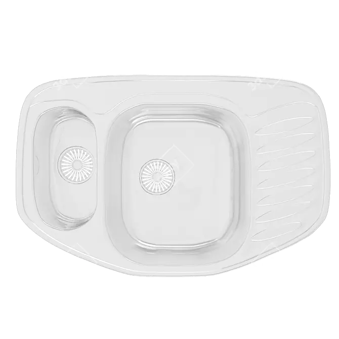 UKINOX Wash 776 Sink 3D model image 2